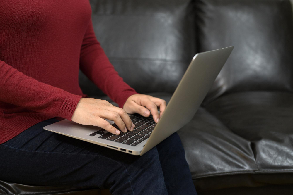 Notebook com teclado confortável